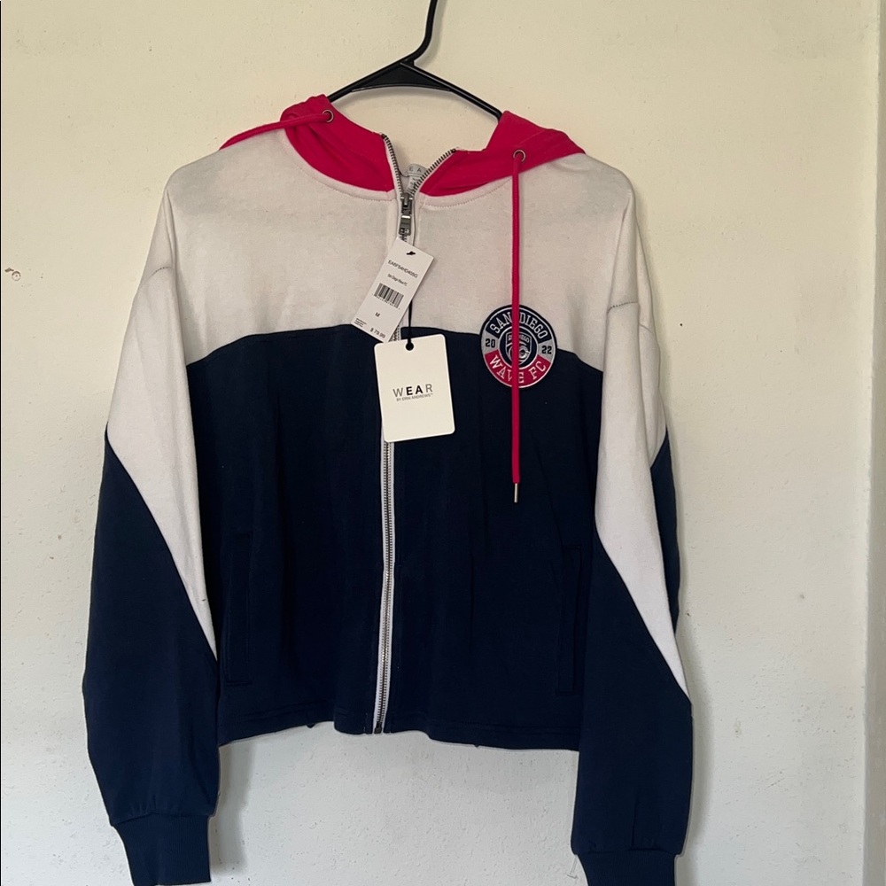 Colorblock Zip-Up Hoodie